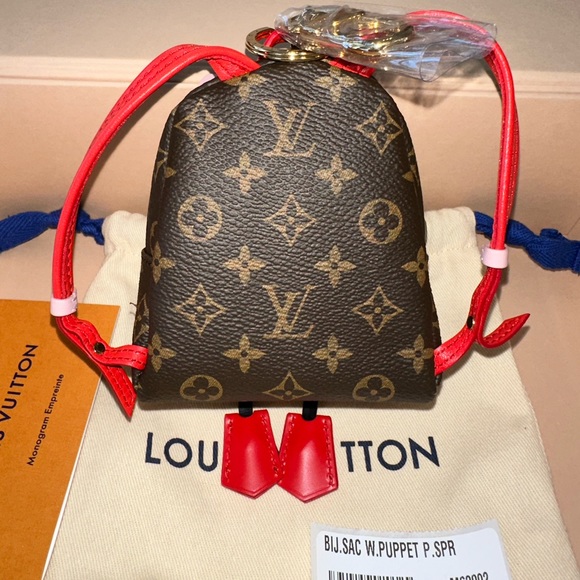 Louis Vuitton Micro Palm Springs Mink Owl Puppet Bag Charm - Picture 5 of 9